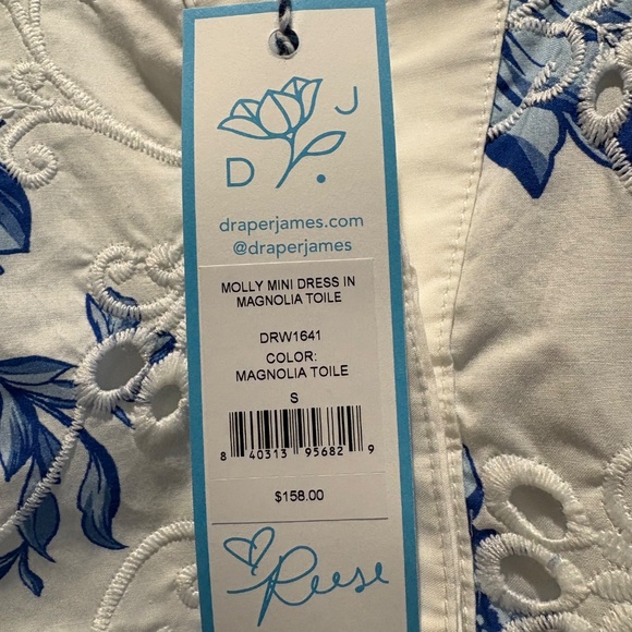 Draper James Molly Mini Dress (S) NWT! - Picture 4 of 5